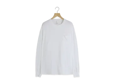 COMOLI Surplus Long Sleeve Shirt "White"