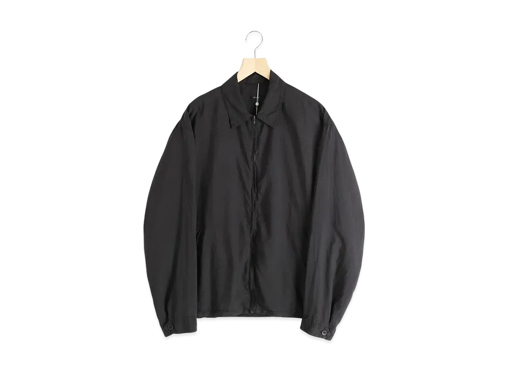 COMOLI Silk Product Dyeing Blouson "Black"
