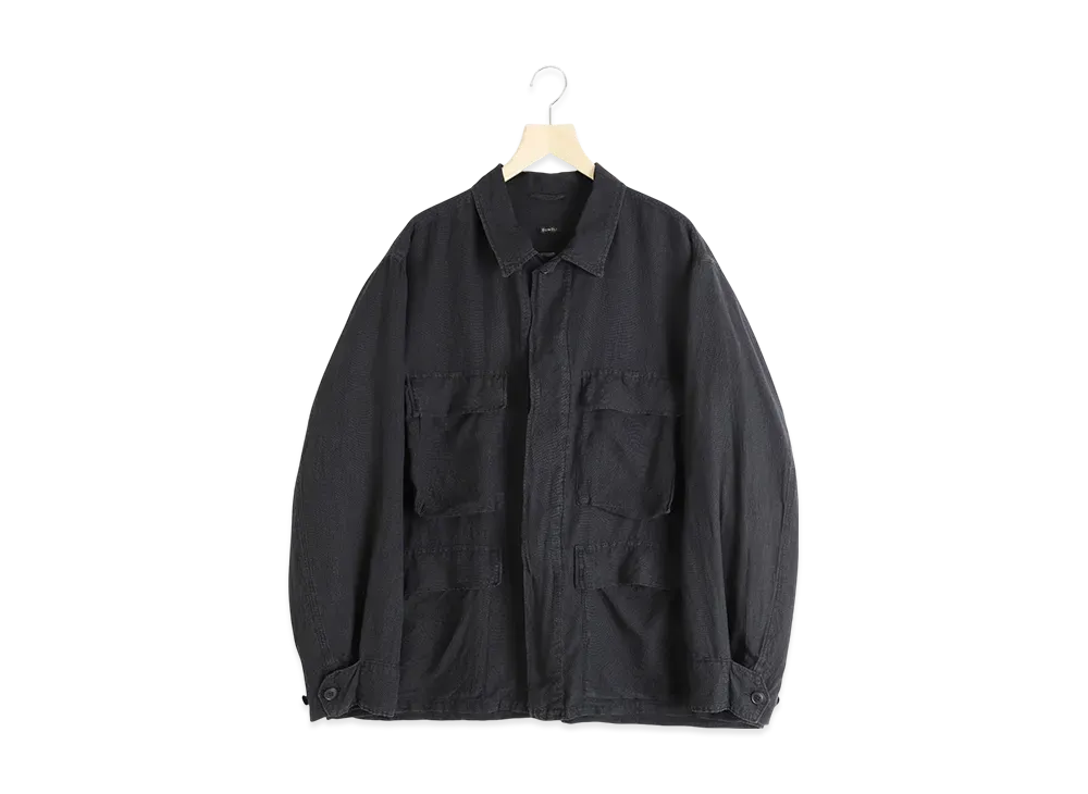 COMOLI Fade Black B.D.U Jacket "Black"