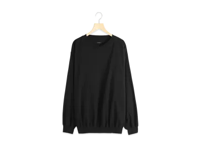 COMOLI Oxford Pullover "Black"