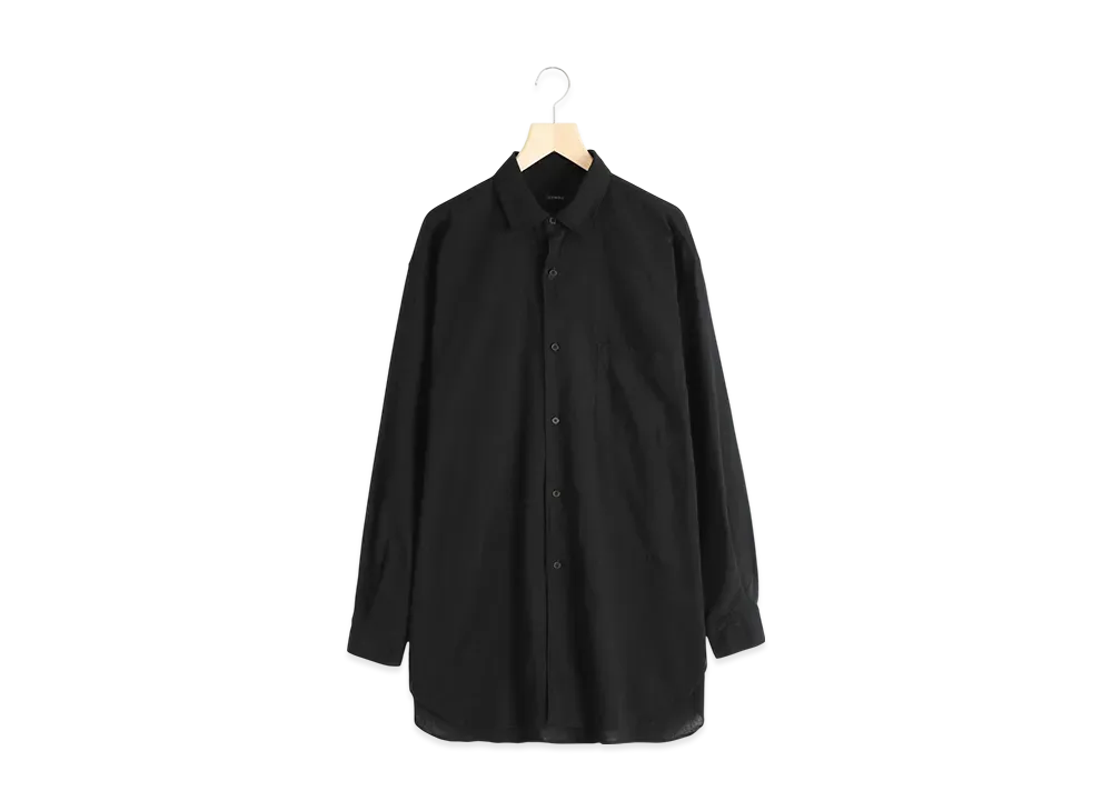 COMOLI Oxford Shirt "Black"
