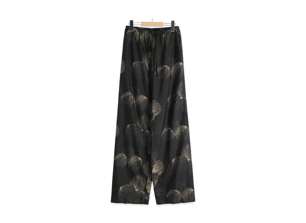 COMOLI Silk Shell Wide Pants "Sell"