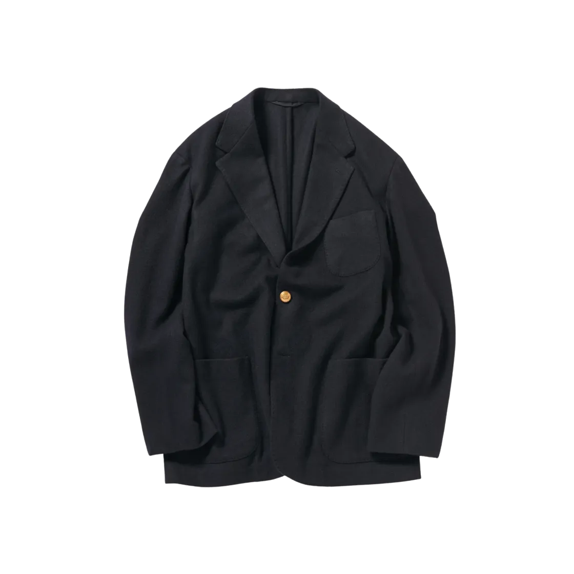 COMOLI Cashmere Navy Blazer - 24AW "Navy"