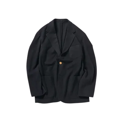 COMOLI Cashmere Navy Blazer - 24AW "Navy"