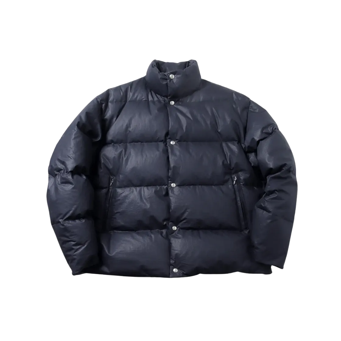 COMOLI Cotton Nylon Down Jacket - 23AW "Navy"