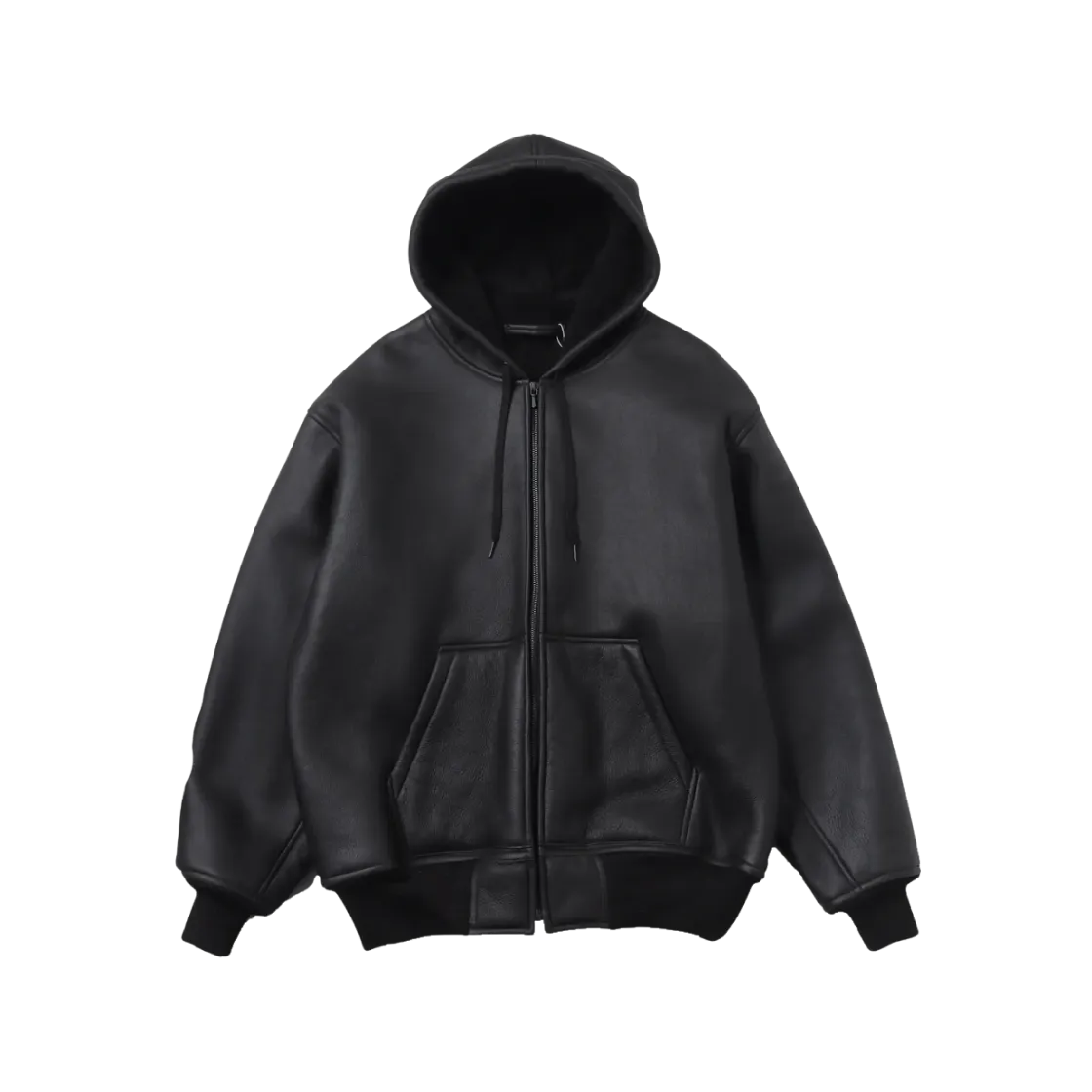 COMOLI Sheepskin Zip Park Mouton - 24AW "Brown"