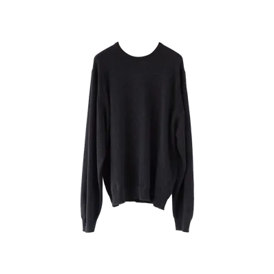 COMOLI x Scott & Charters Crew Neck Knit - 24AW "Charcoal"