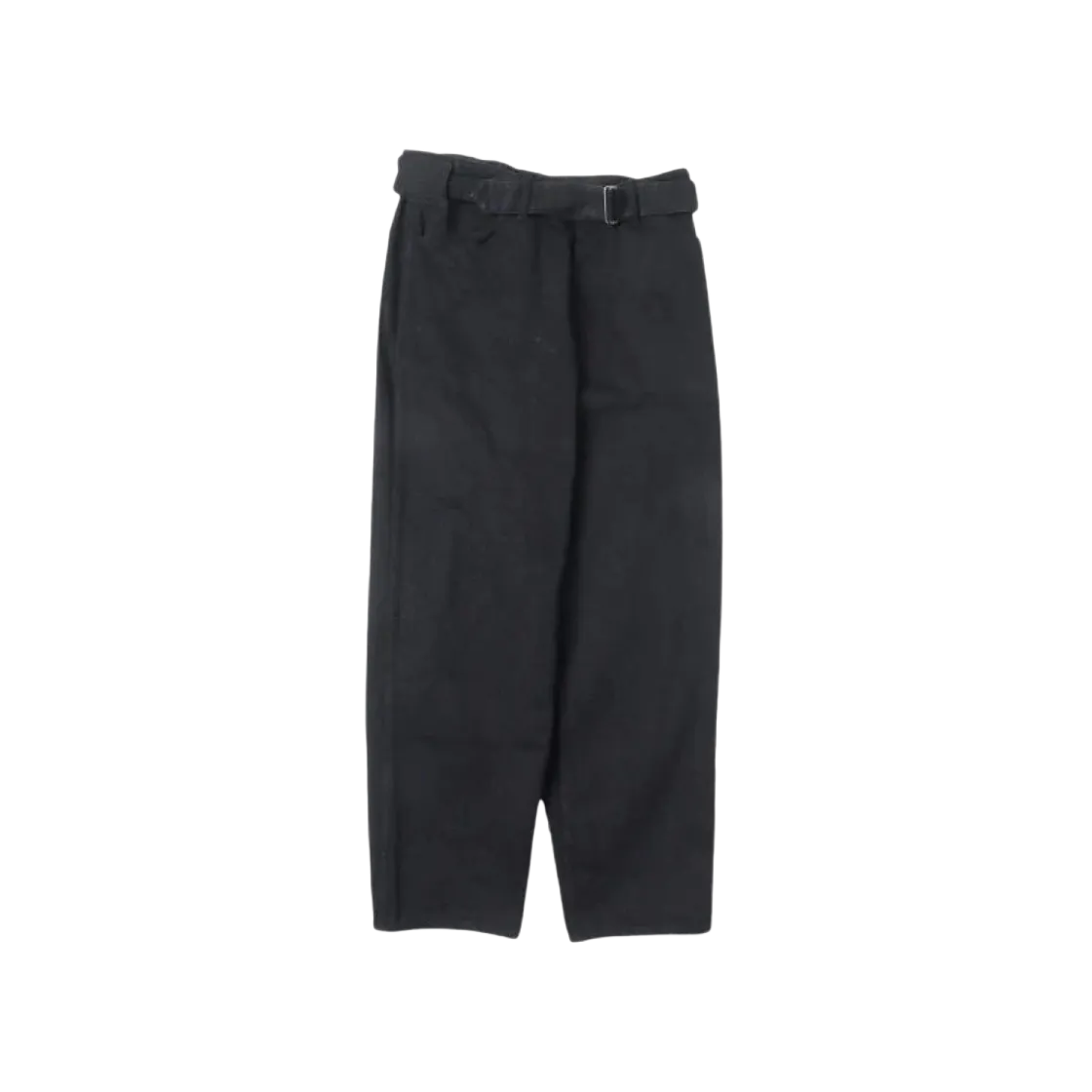 COMOLI Denim Belted Pants - 24SS "Black"