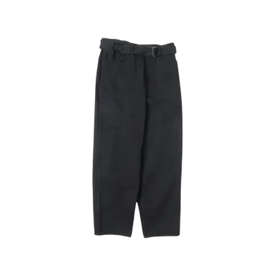 COMOLI Denim Belted Pants - 24SS "Black"