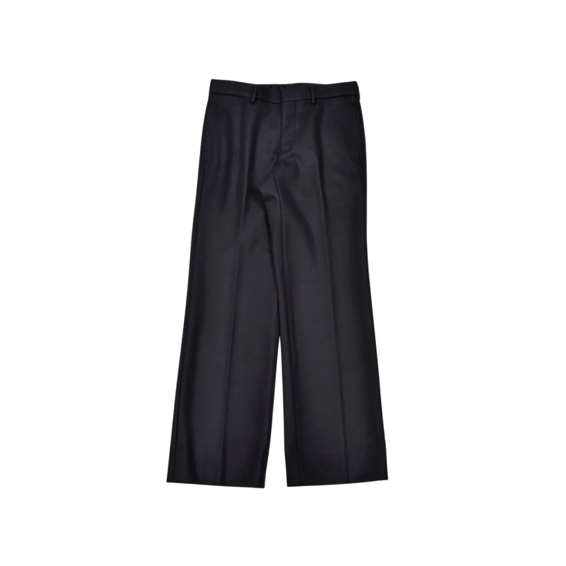 COMOLI Light Melton Piped Stem Pants - 24AW "Navy"
