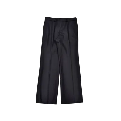COMOLI Light Melton Piped Stem Pants - 24AW "Navy"