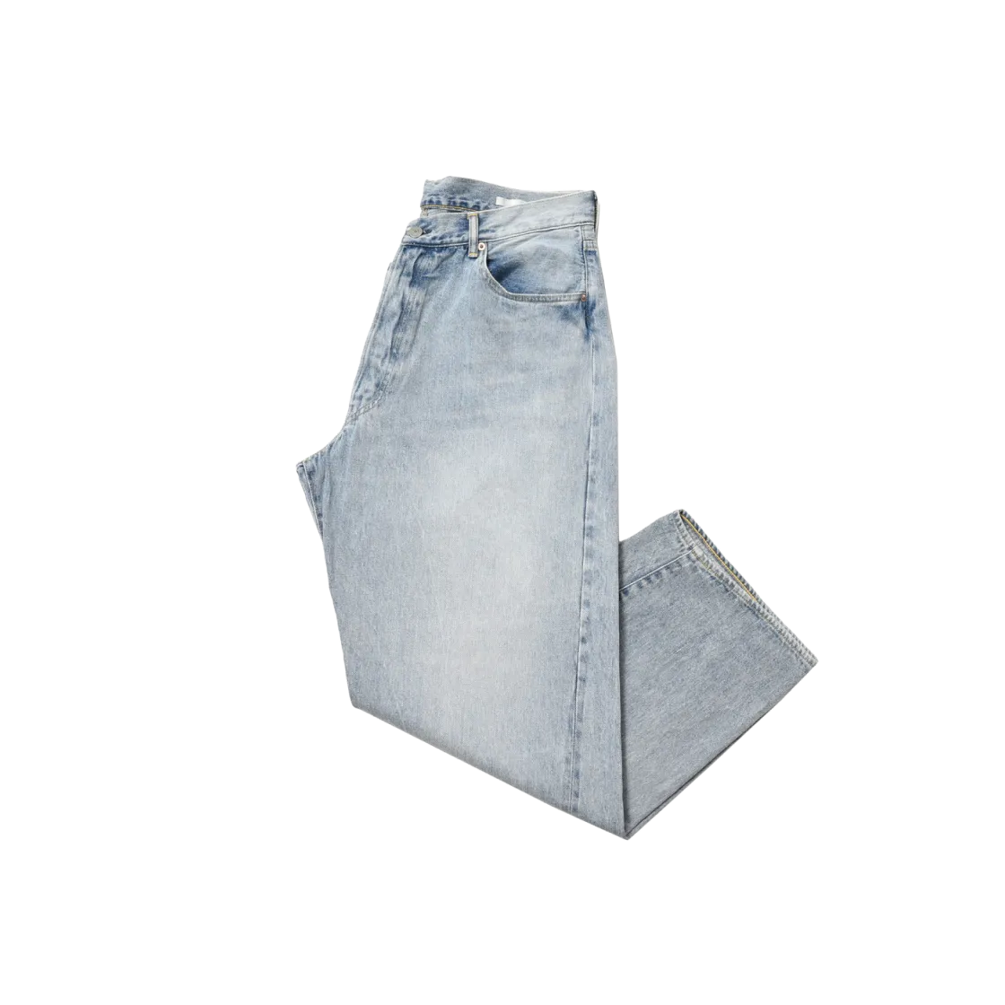 COMOLI 5P Denim Pants - 22AW "Bleach"