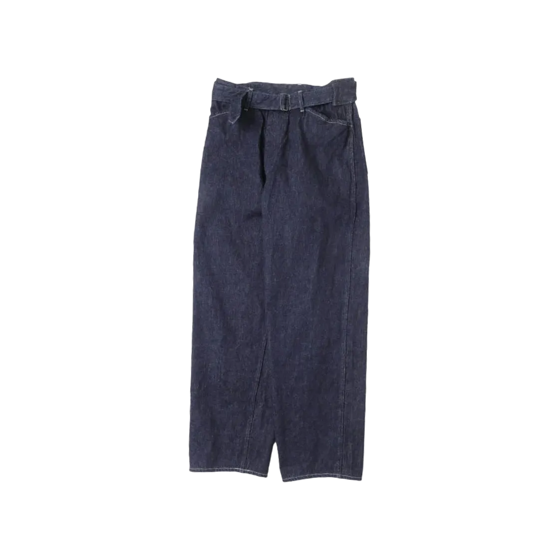 COMOLI Belted Denim Pants - 23AW "Navy"