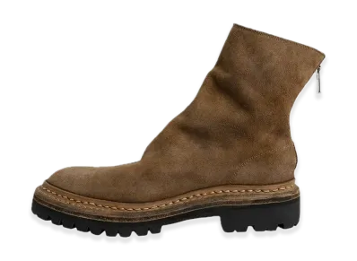 COMOLI x GUIDI Exclusive Color Back Zip Boots "Beige"