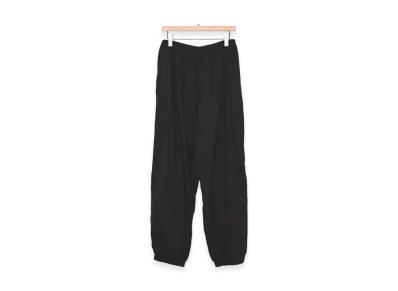 COMOLI Khadi Cotton Drawstring Pants "Black"