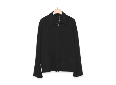 COMOLI Wool Washi Zip Short Jacket "Black"