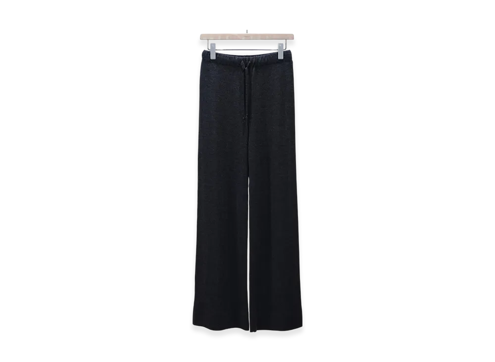 COMOLI Cashmere Silk Knit Pants SS25 "Chacoal"