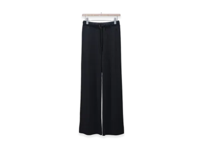 COMOLI Cashmere Silk Knit Pants SS25 "Chacoal"