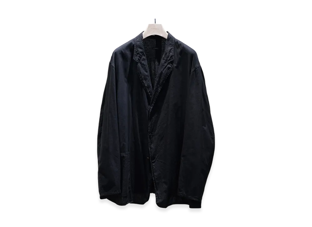 コモリ KHADIコットン ジャケット 25SS "ブラック"