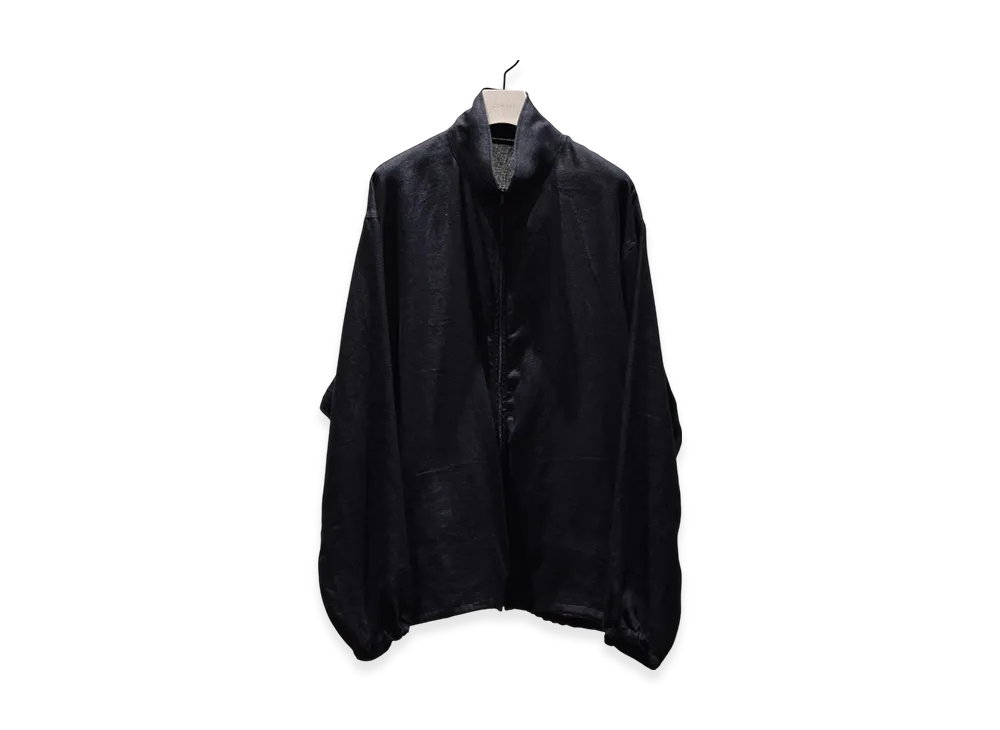 COMOLI Canapa Zip Jacket SS25 "Black"
