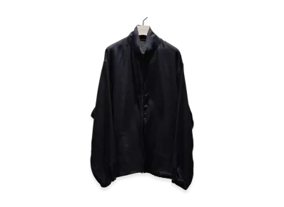 COMOLI Canapa Zip Jacket SS25 "Black"