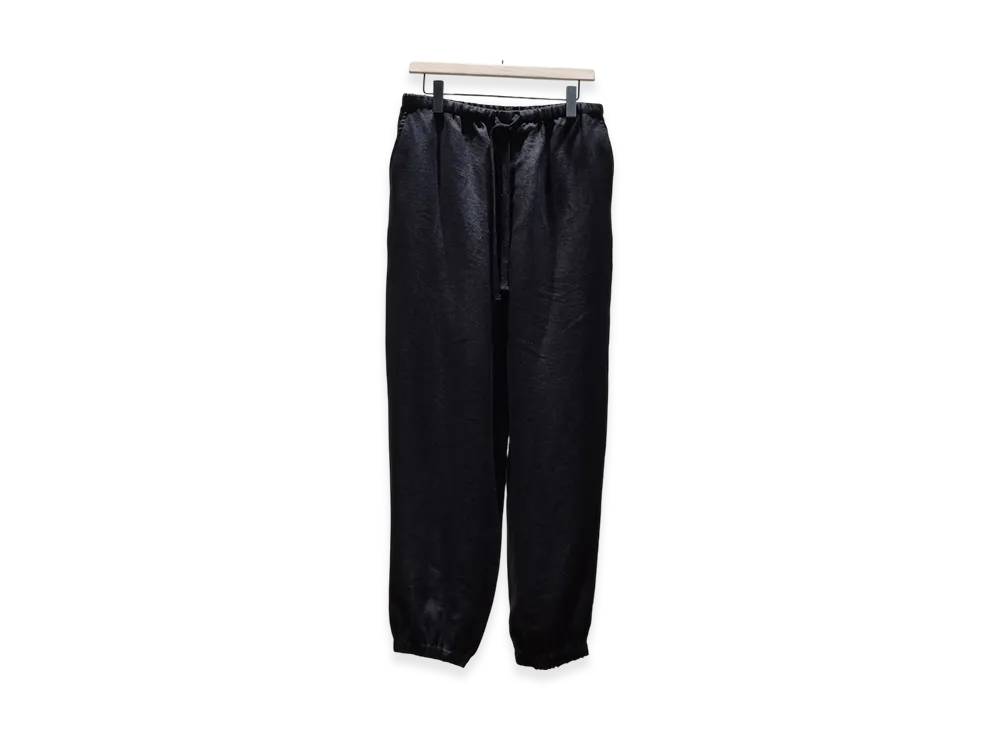 COMOLI Canapa Drawstring Pants SS25 "Black"