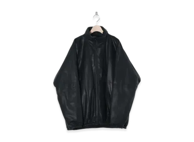 COMOLI Sheepskin Puff Jacket "Black"