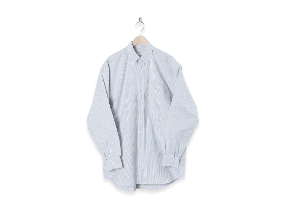 COMOLI Oxford BD Shirt "Stripe"