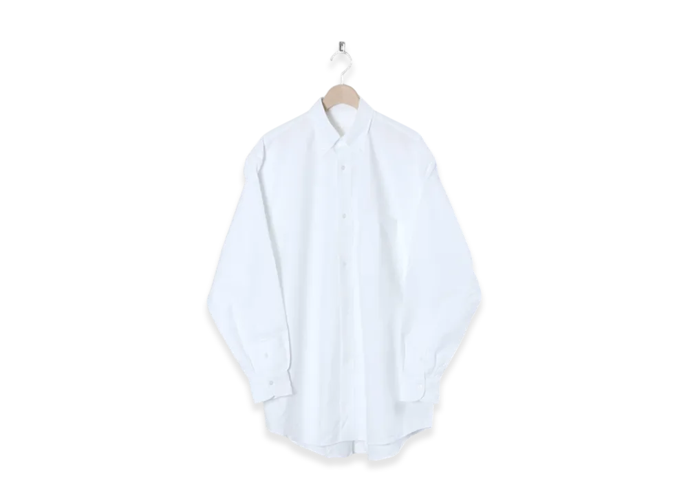 COMOLI Oxford BD Shirt "White"