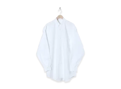 COMOLI Oxford BD Shirt "White"