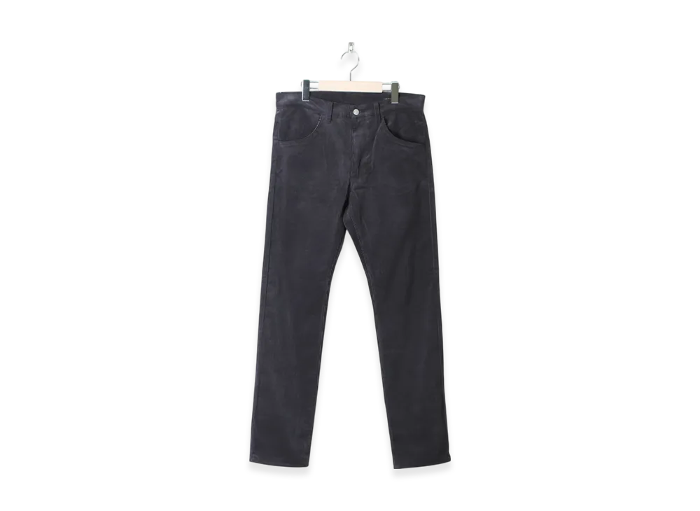 COMOLI Corduroy 5P Pants "Stone Navy"