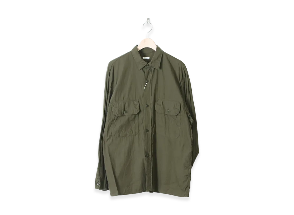 COMOLI Betashan CPO Shirt "Olive"