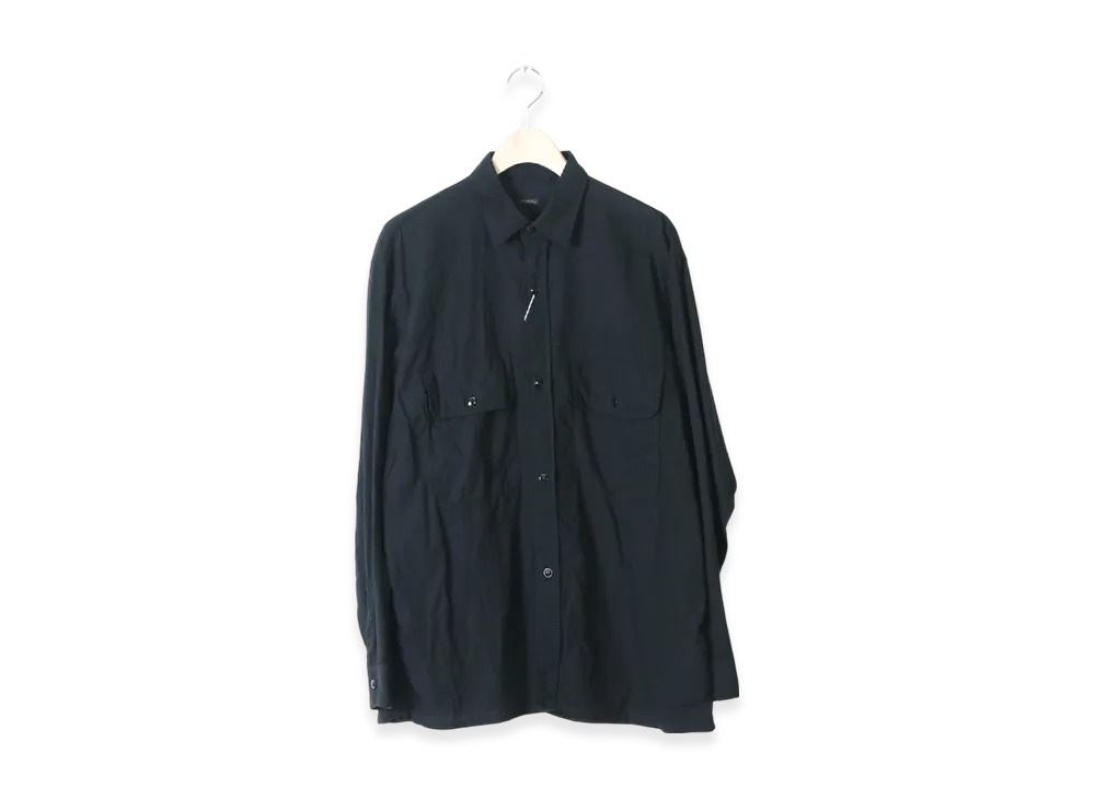 COMOLI Betashan CPO Shirt "Black"