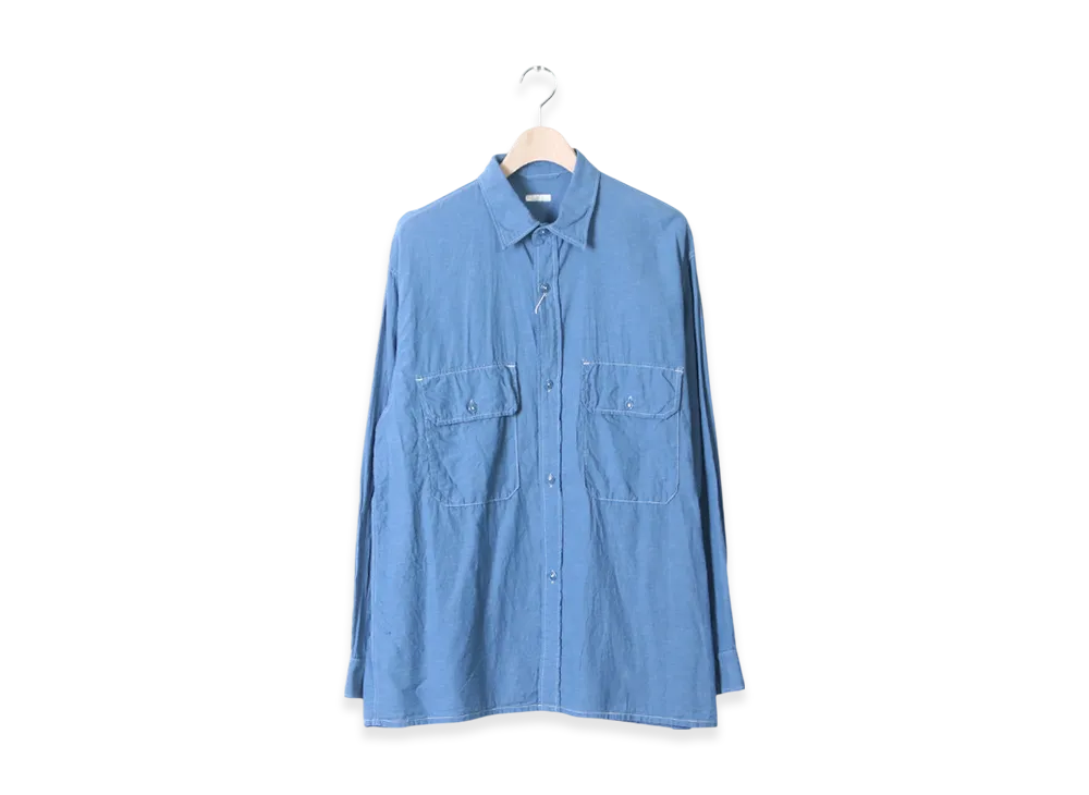 COMOLI Betashan CPO Shirt "Sax , Olive , Black"