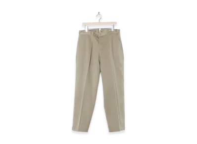 COMOLI Cotton Chino Over Pants "Khaki"