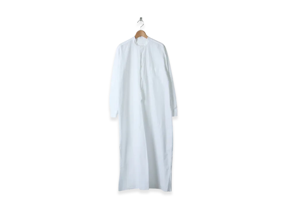 COMOLI Shirt Dress "White"