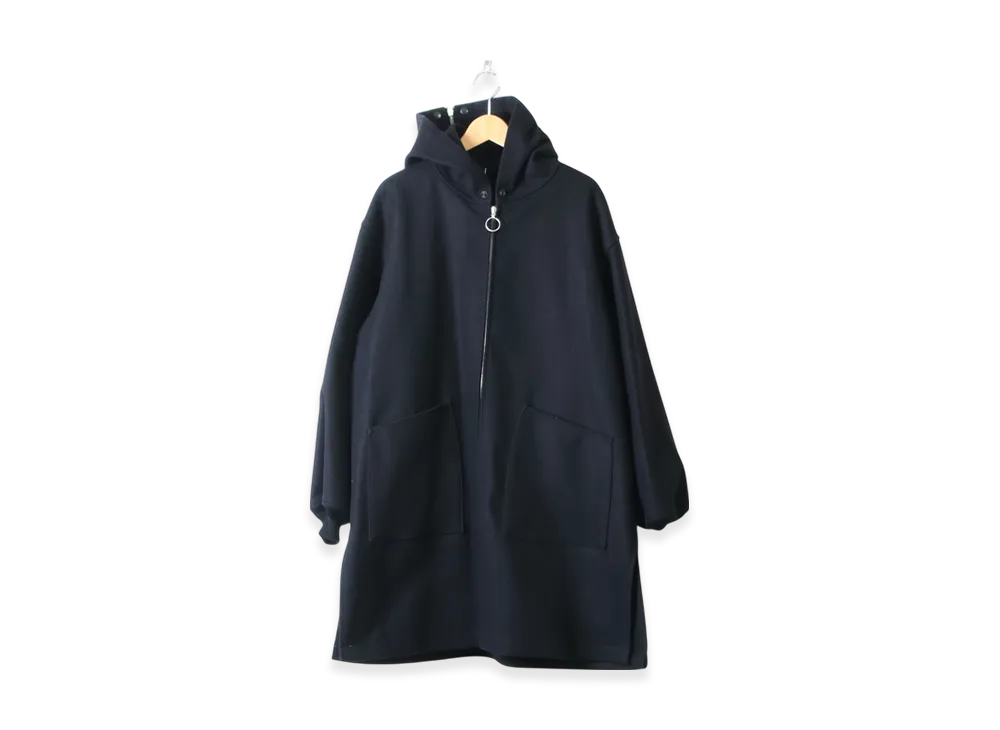 COMOLI コモリ MELTON HOODED COAT Size-2（BEAMS COMOLI