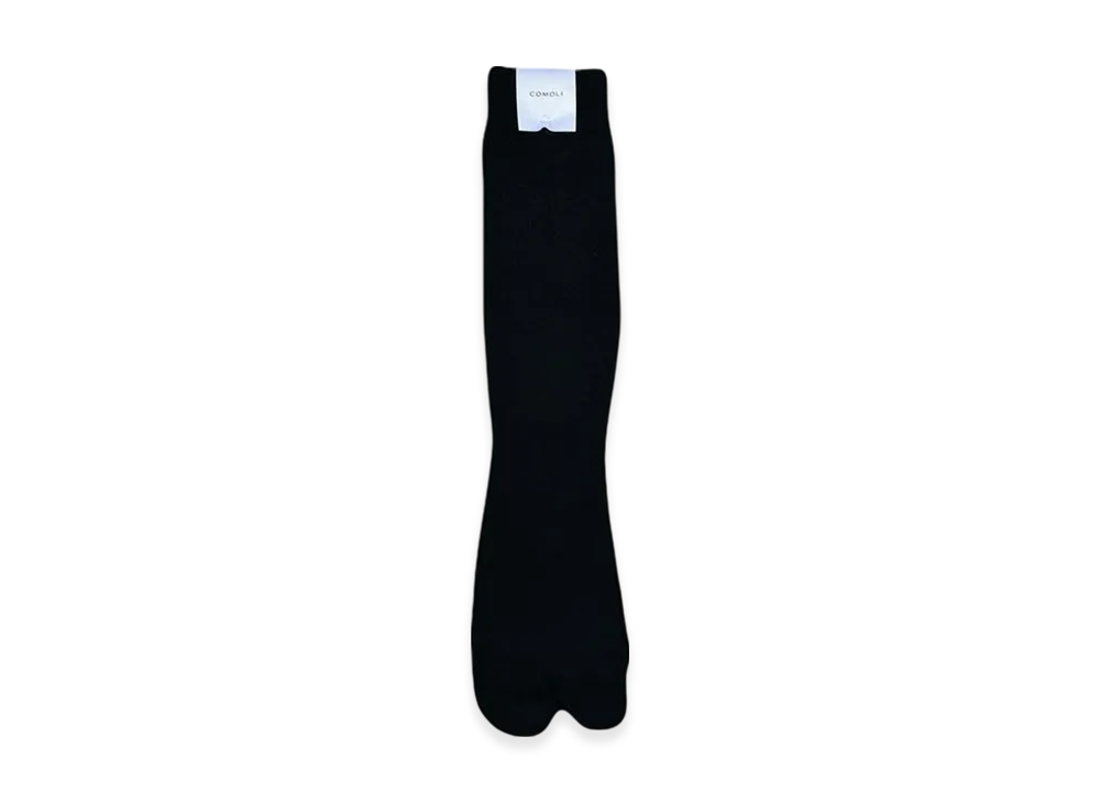 COMOLI Washi Wool Tabi Socks "Black"