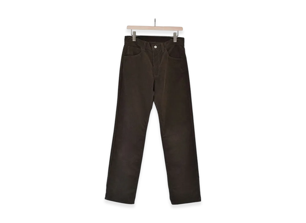 COMOLI Corduroy 5P Pants "Brown"