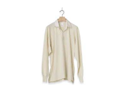 COMOLI Wool Rugby Shirt "Ecru"