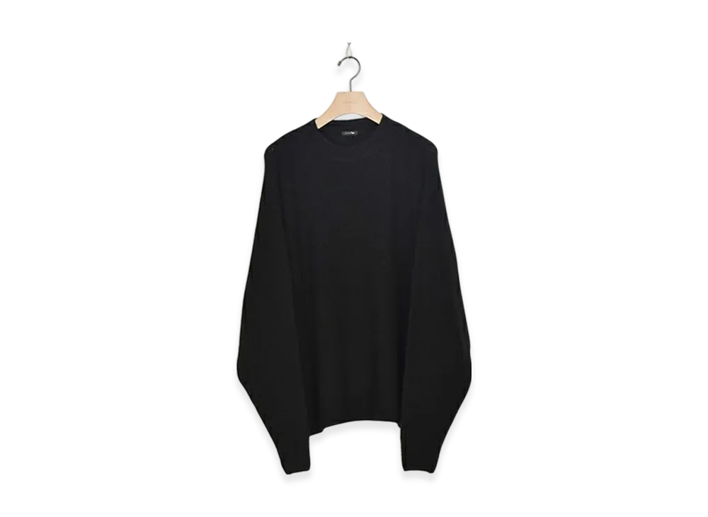 COMOLI Cashmere Crew Neck Knit "Brown"