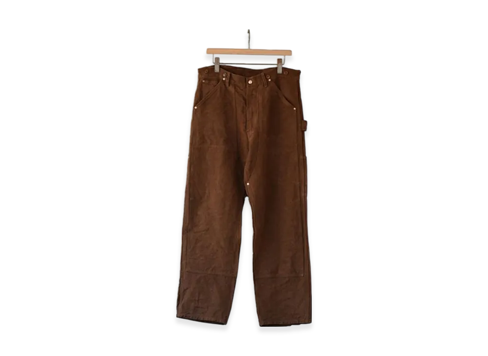 COMOLI Hemp Duck Painter Pants "Brown"
