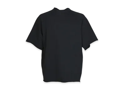 COMOLI LW Cotton French Terry S/S Crew "Black"