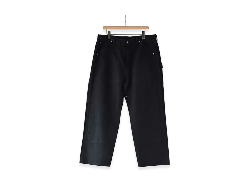 COMOLI Cotton Duck Painter Pants "Black"