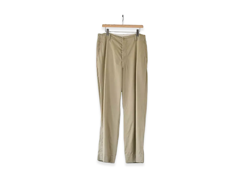 COMOLI KHAKI Chino Pants "Khaki"