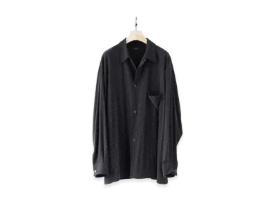 COMOLI Silk Noil Dot Shirt Jacket "Dot"