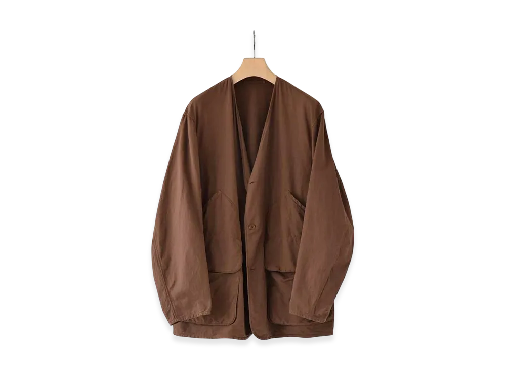 COMOLI Cotton Duck Hunting Jacket "Brown"