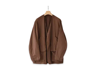 COMOLI Cotton Duck Hunting Jacket "Brown"