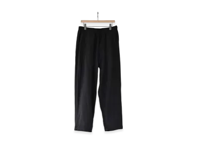 COMOLI Cotton Duck Tapered Pants "Black"