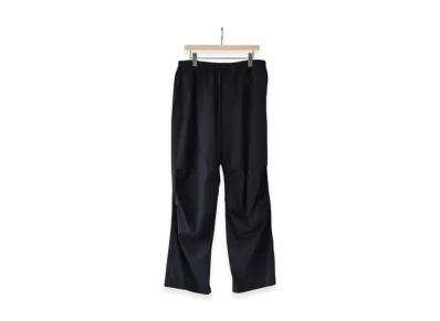 COMOLI Wool Knee Tuck Pants "Stripe"